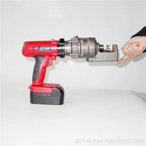 Rebar Bender Cutter Machine High Quality Hand Held Easy Operate Electric Tool Li-ion Cordless Rebar Cutter Manufactory